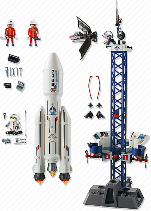 Playmobil Rakieta kosmiczna ze stacja bazową - 6195 3