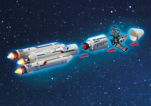 Playmobil Rakieta kosmiczna ze stacja bazową - 6195 5