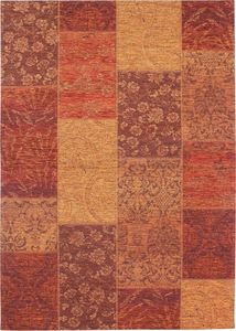 Selsey SELSEY Dywan syntetyczny Patchwork Chenille terracotta 1