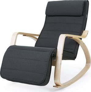 Selsey SELSEY Fotel bujany Lapilli z minimalistycznymi podłokietnikami 1