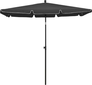 vidaXL Parasol ogrodowy na słupku, 210x140 cm, antracytowy 3
