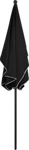 vidaXL Parasol ogrodowy na słupku, 210x140 cm, czarny 5