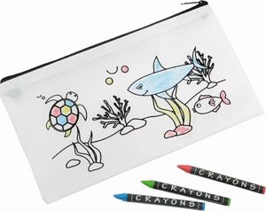 Piórnik Upominkarnia Piórnik COLOURFUL SCHOOL, biały 2