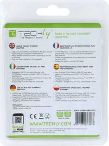 Karta sieciowa Techly  IDATA ADAP-USB2TY2 4