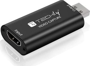 Adapter USB Techly USB - HDMI Czarny  (I-USB-VIDEO-1080TY) 1