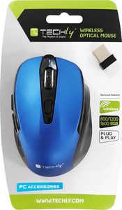 Mysz Techly IM 102-WBL Niebieska 6