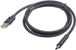 Kabel USB Gembird USB-A - 1 m Czarny (CCP-USB2-AMCM-1M) 2