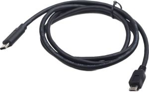 Kabel USB Gembird USB-C - microUSB 1.8 m Czarny (CCP-USB2-MBMCM-6) 2