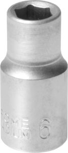 MJW Klucz nasadowy 1/4" 6-kąt 6 mm 1