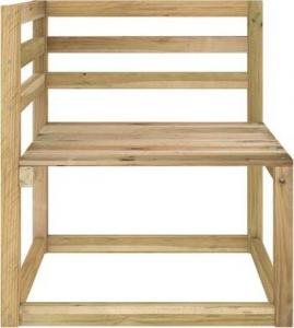 vidaXL Ogrodowe siedziska narożne z palet, 2 szt., impregnowana sosna 4