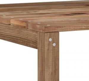 vidaXL Ogrodowe siedzisko z palet, brąz, impregnowana sosna 5