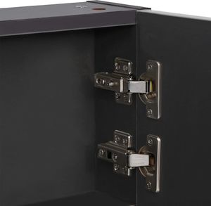 vidaXL Szafka łazienkowa z lustrem i LED, 89x14x62 cm 6