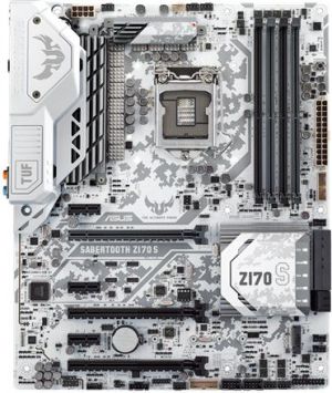 Płyta główna Asus SABERTOOTH Z170 S, Z170, DDR4, SATA3, USB 3.1, ATX (90MB0PT0-M0EAY0) 8