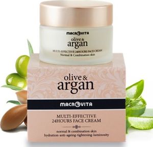 Macrovita OLIVE & ARGAN MULTI-EFFECTIVE 24-godzinny krem do cery normalnej i mieszanej 50ml 2