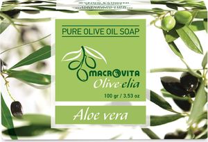 Macrovita Mydło z czystej oliwy z oliwek Aloes 100g 1