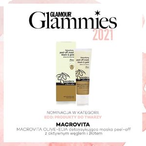 Macrovita OLIVE-ELIA detoksykująca maska peel-off z aktywnym węglem i złotem 40ml 2