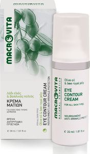 Macrovita Odżywczy krem przeciwzmarszczkowy pod oczy z bio-oliwą z oliwek i bio-mleczkiem pszczelim 30ml 1