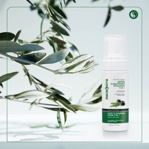 Macrovita Pianka do mycia twarzy 3w1 z bio-oliwą z oliwek i świetlikiem 150ml 3