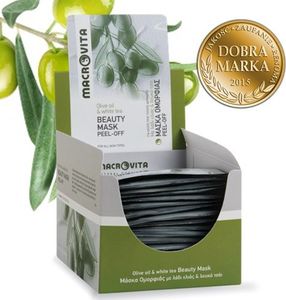 Macrovita Oczyszczająca maseczka do twarzy z bio-oliwą z oliwek i białą herbatą 15ml 2