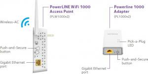 Adapter powerline NETGEAR PLW1000 (PLW1000-100PES) 3