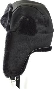 Podhale Regionals czarna Pilotka męska obszyta baranem "Zenek" 58-60 cm (XL) 3