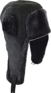 Podhale Regionals czarna Pilotka męska obszyta baranem "Zenek" 58-60 cm (XL) 6