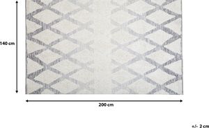 Shumee Dywan shaggy 140 x 200 cm beżowo-szary PENDIK 5