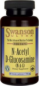 Swanson Swanson - N-Acetyl D-Glukozamina (N-A-G), 750mg, 60 vkaps 1