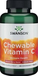 Swanson Swanson - Witamina C o Smaku Wiśniowym, Bez Cukru, 60 żelek 1