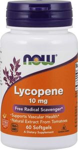 NOW Foods NOW Foods - Likopen, 10mg, 60 kapsułek miękkich 1