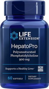 Life Extension Life Extension - HepatoPro, Fosfatydylocholina Wielonienasycona, 900mg, 60 kapsułek miękkich 1