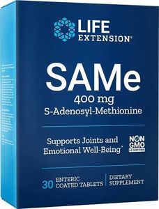 Life Extension Life Extension - SAMe S-Adenosyl-Methionine, 400mg, 30 tabletek 1