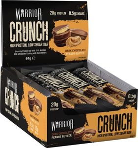 Warrior Warrior - Crunch Bar, Ciemna Czekolada Masło Orzechowe, 12 batonów 1