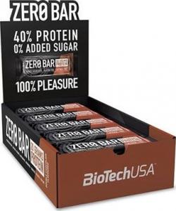 Bio Tech Zero Bar Baton proteinowy 50 g czekoladowo-karmelowy (1 szt.) 1