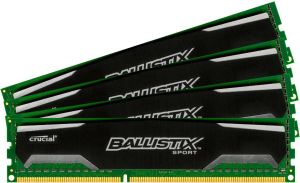 Pamięć Ballistix Ballistix Sport, DDR3, 32 GB, 1600MHz, CL9 (BLS4CP8G3D1609DS1S00) 1