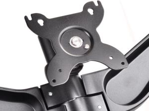 SilverStone Stojak biurkowy na 3 monitory do 24" ARM11BC (SST-ARM31BS) 7