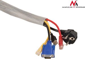 Organizer Maclean Otulina na przewody Srebrny 1 sztuka  (MCTV-675S) 4