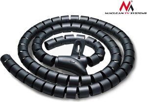 Organizer Maclean Spirala na przewody Czarny 1 sztuka  (MCTV-676B) 2