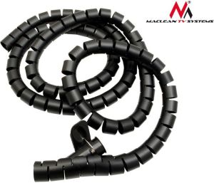 Organizer Maclean Spirala na przewody Czarny 1 sztuka  (MCTV-676B) 3