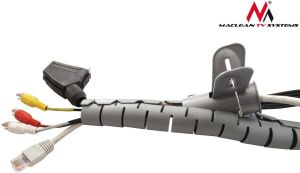 Organizer Maclean Spirala na przewody Srebrny 1 sztuka  (MCTV-676S) 5