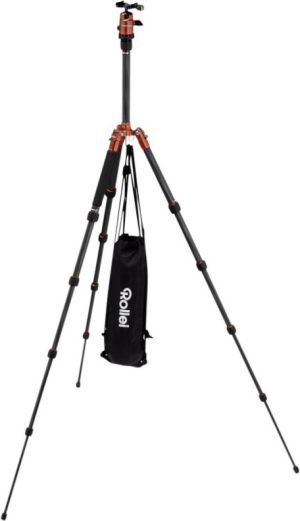 Statyw Rollei Compact Traveler No. 1 Carbon pomarańczowy (22579) 5