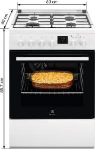 Kuchenka Electrolux LKK660202W 4