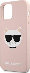 Karl Lagerfeld Karl Lagerfeld KLHCP12LSLCHLP iPhone 12 Pro Max 6,7" hardcase jasno różowy/light pink Silicone Choupette 6