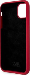 Karl Lagerfeld Karl Lagerfeld KLHCN61SLCHRE iPhone 11 6,1" hardcase czerwony/red Silicone Choupette 7