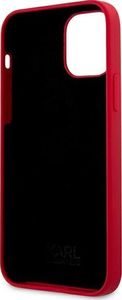 Karl Lagerfeld Karl Lagerfeld KLHCP12LSLCHRE iPhone 12 Pro Max 6,7" hardcase czerwony/red Silicone Choupette 7