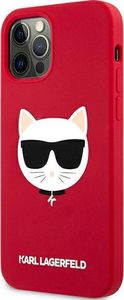 Karl Lagerfeld Karl Lagerfeld KLHCP12MSLCHRE iPhone 12/12 Pro 6,1" hardcase czerwony/red Silicone Choupette 2