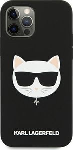 Karl Lagerfeld Karl Lagerfeld KLHCP12LSLCHBK iPhone 12 Pro Max 6,7" hardcase czarny/black Silicone Choupette 2