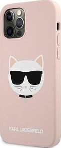 Karl Lagerfeld Karl Lagerfeld KLHCP12MSLCHLP iPhone 12/12 Pro 6,1" hardcase jasno różowy/light pink Silicone Choupette 2