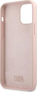 Karl Lagerfeld Karl Lagerfeld KLHCP12LSTKLTLP iPhone 12 Pro Max 6,7" Silicone Stack Logo różowy/pink 7