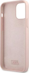 Karl Lagerfeld Karl Lagerfeld KLHCP12SSTKLTLP iPhone 12 mini 5,4" Silicone Stack Logo różowy/pink 7